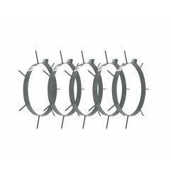 CLAMP WITH SPIKES SET 5pcs/ LAWN AERATOR ROLLER
