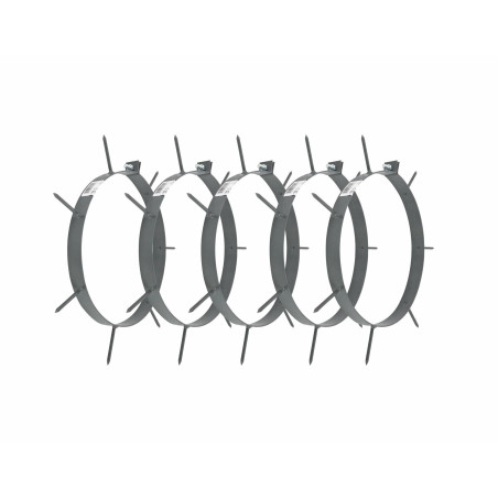 CLAMP WITH SPIKES SET 5pcs/ LAWN AERATOR ROLLER