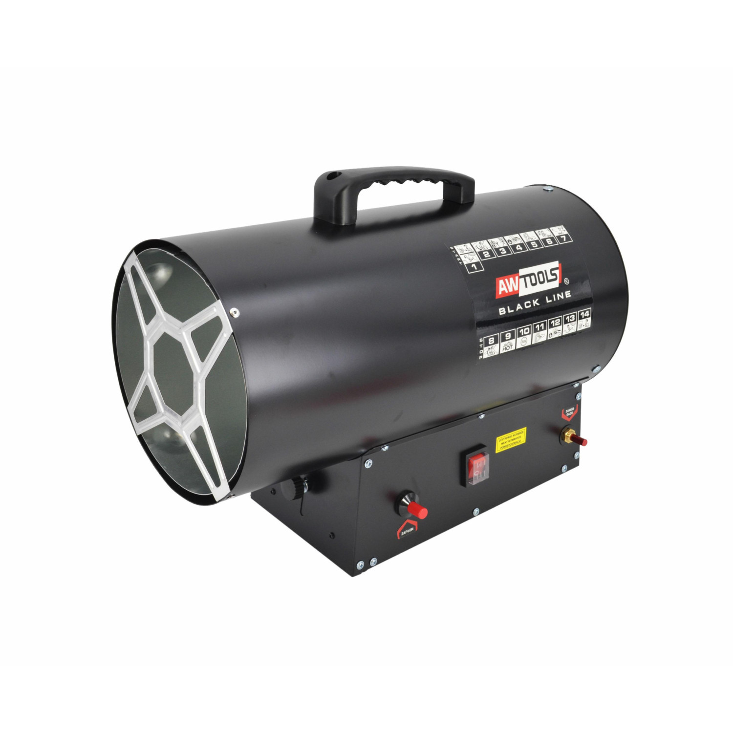 GAS SPACE HEATER 30kW/ BLACK LINE