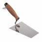 GROUND STEEL TRAPEZOID BUCKET TROWEL 200mm/ CORK HANDLE