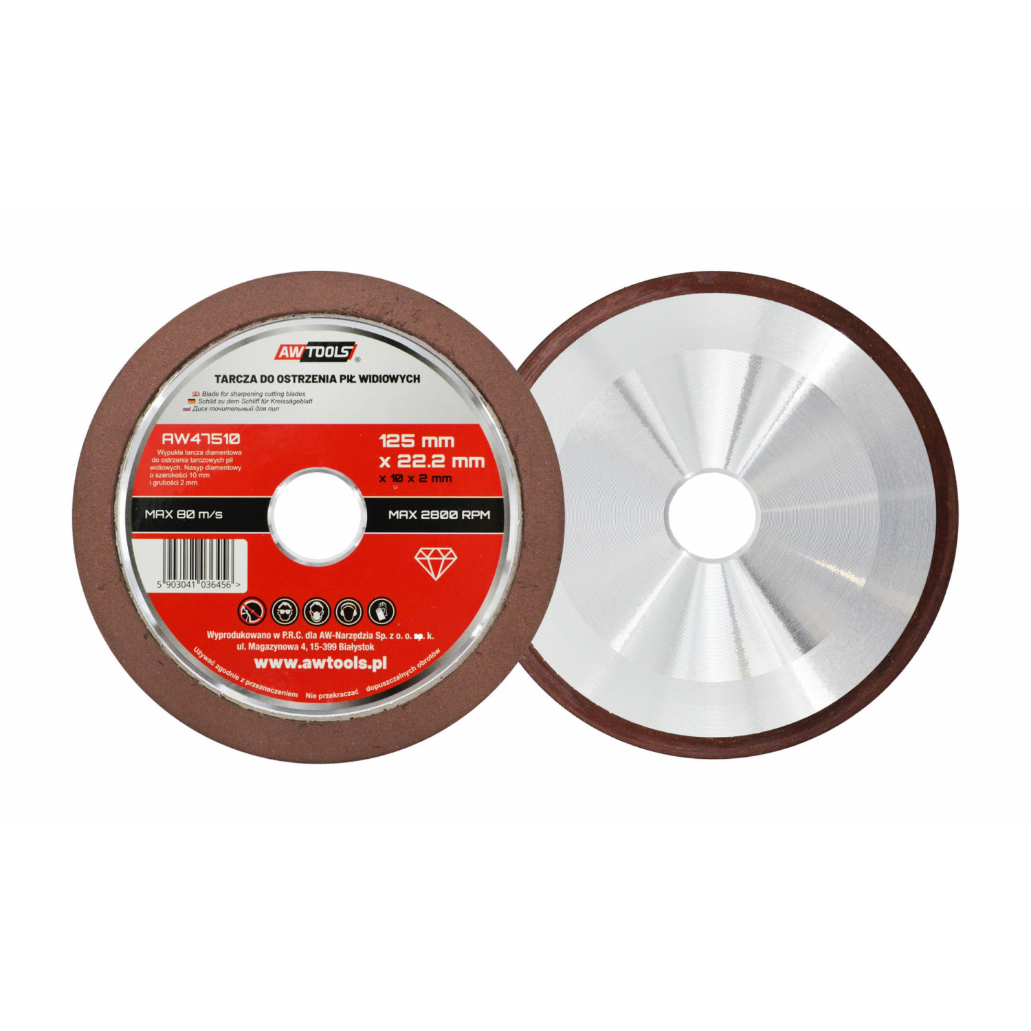 DIAMOND GRINDING WHEEL 125mm/ SHARPENING TCT SAW BLADES 