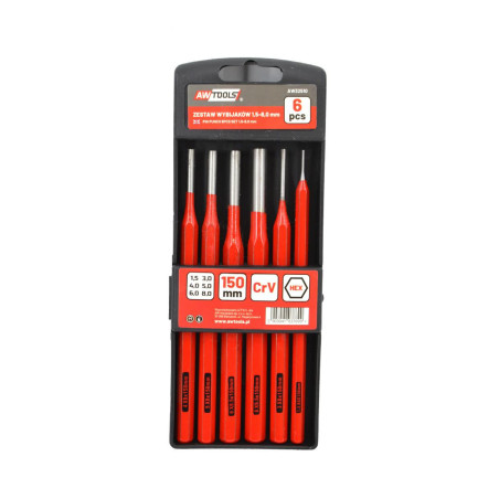 ZESTAW WYBIJAKÓW 1.5-8.0 mm 6cz.