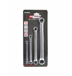 KLUCZ OCZKOWY TORX E6-E24 - 4 CZĘŚCI BLACK LINE