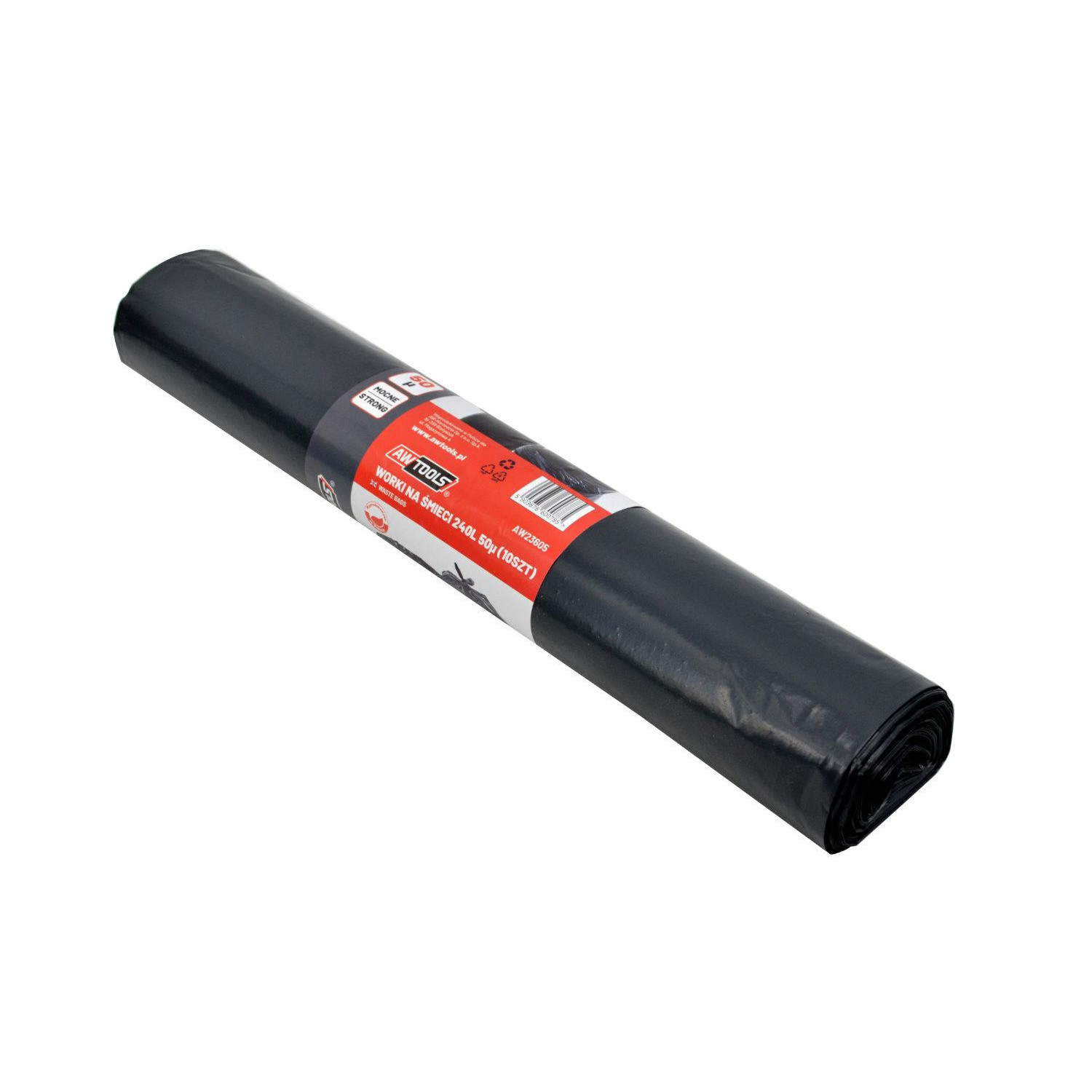 WORKI NA ŚMIECI 240l 35µ 10szt