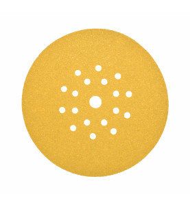 VELCRO SANDING DISC 225mm w/ HOLES 80 GRIT/ 25pcs