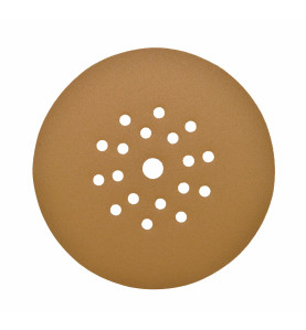VELCRO SANDING DISC 225mm w/ HOLES 100 GRIT/ 25pcs