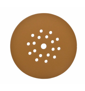 VELCRO SANDING DISC 225mm w/ HOLES 180 GRIT/ 25pcs