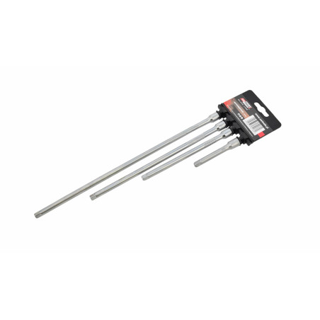 ZESTAW PRZEDŁUŻEK 1/4" 4cz. 75mm, 150mm, 225mm, 300mm. BLACK LINE