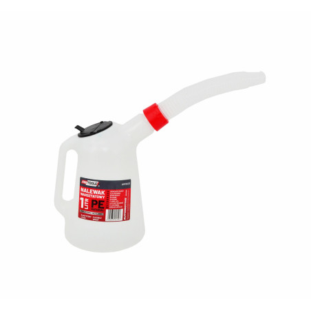 OIL MEASURING CONTAINER w/ LID & SPOUT 1L