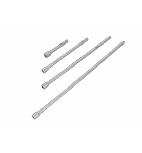 ZESTAW PRZEDŁUŻEK 1/4" 4cz. 75mm, 150mm, 225mm, 300mm. BLACK LINE