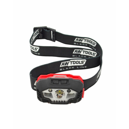 5-MODE RECHARGEABLE LED HEADLAMP w/ PIR SENSOR BLACK LINE