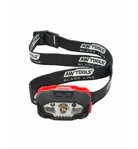 5-MODE RECHARGEABLE LED HEADLAMP w/ PIR SENSOR BLACK LINE