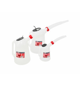 OIL MEASURING CONTAINER w/ LID & SPOUT 1L