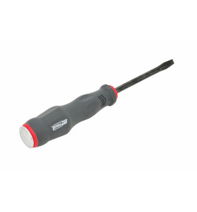 STRIKING CAP GO-THROUGH SLOTTED SCREWDRIVER 5.5x100mm w/ MAGNETIC TIP 