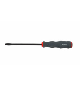 STRIKING CAP GO-THROUGH SLOTTED SCREWDRIVER 6.5x150mm w/ MAGNETIC TIP 