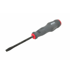 STRIKING CAP GO-THROUGH SLOTTED SCREWDRIVER 8.0x200mm w/ MAGNETIC TIP 