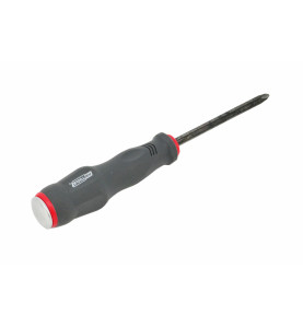 STRIKING CAP GO-THROUGH SLOTTED SCREWDRIVER PH1x75mm w/ MAGNETIC TIP 