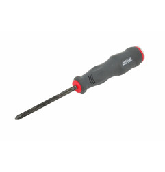 STRIKING CAP GO-THROUGH SLOTTED SCREWDRIVER PH1x75mm w/ MAGNETIC TIP 