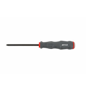 STRIKING CAP GO-THROUGH SLOTTED SCREWDRIVER PH2x100mm w/ MAGNETIC TIP 