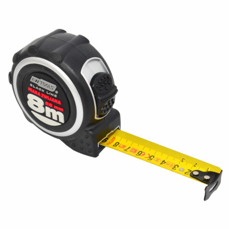 MIARA ZWIJANA DWUSTRONNA 8m x 25mm ABS TPR 1-STOP