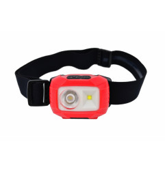 3xAAA BATTERY LED HEADLAMP DUOBEAM 300LM BLACK LINE