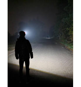 3xAAA BATTERY LED HEADLAMP DUOBEAM 300LM BLACK LINE