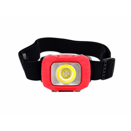 3xAAA BATTERY/ RECHARGEABLE LED HEADLAMP TINRAY 400LM BLACK LINE