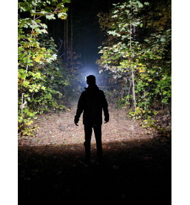 LATARKA CZOŁOWA TINRAY COB + CREE LED BLACK LINE