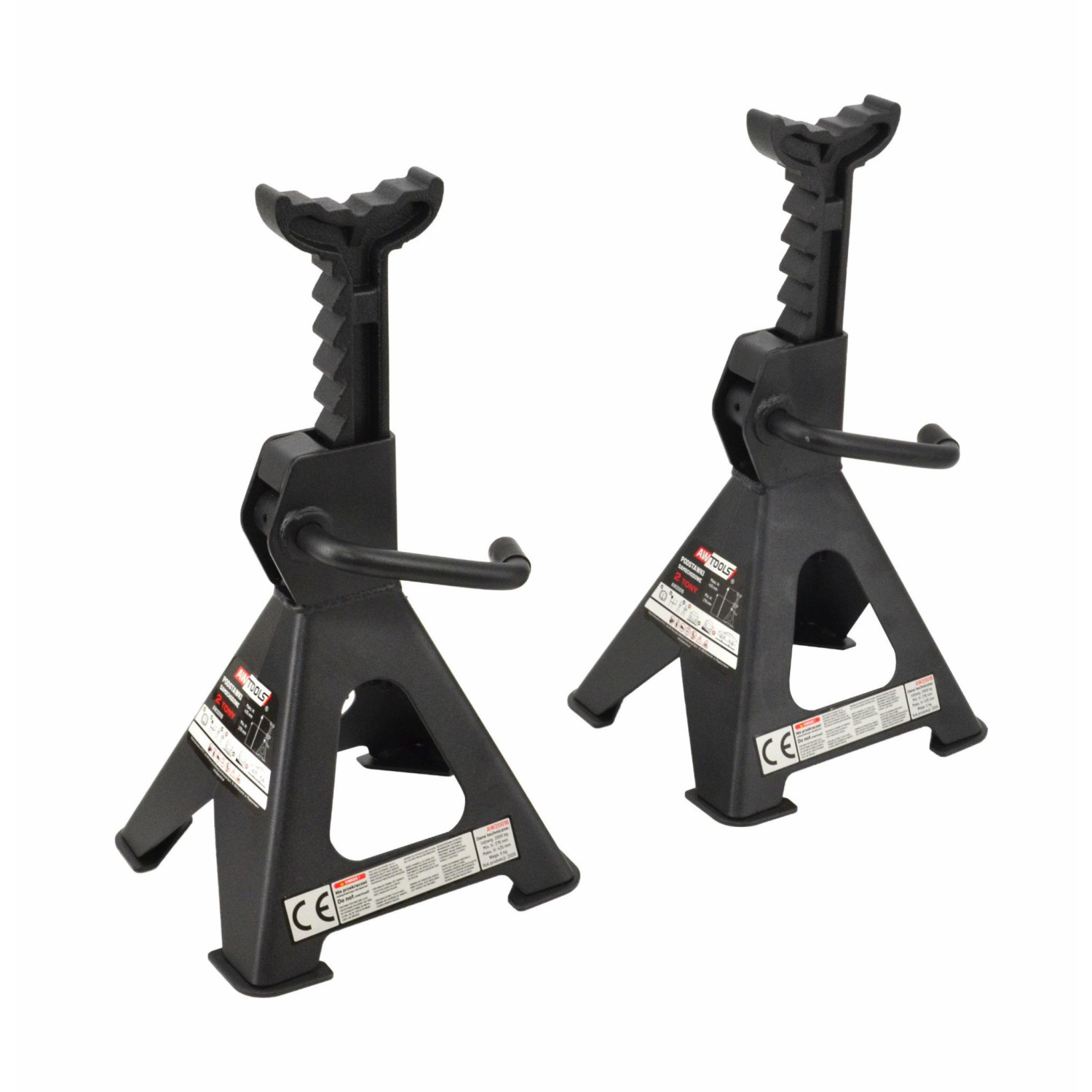 RATCHET AXLE JACK STAND 2pcs 2T 276-435mm RATCHET AXLE JACK STAND 2pcs 2T 276-435mm