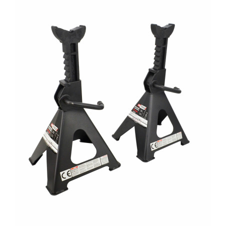 RATCHET AXLE JACK STAND 2pcs 6T 400-620mm