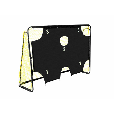 FOOTBALL GOAL w/ TARGET SHEET 213x153x76cm