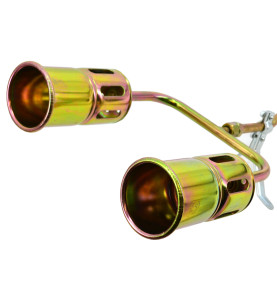 PALNIK DEKARSKI DŁUGI Z DWOMA DYSZAMI 60 MM