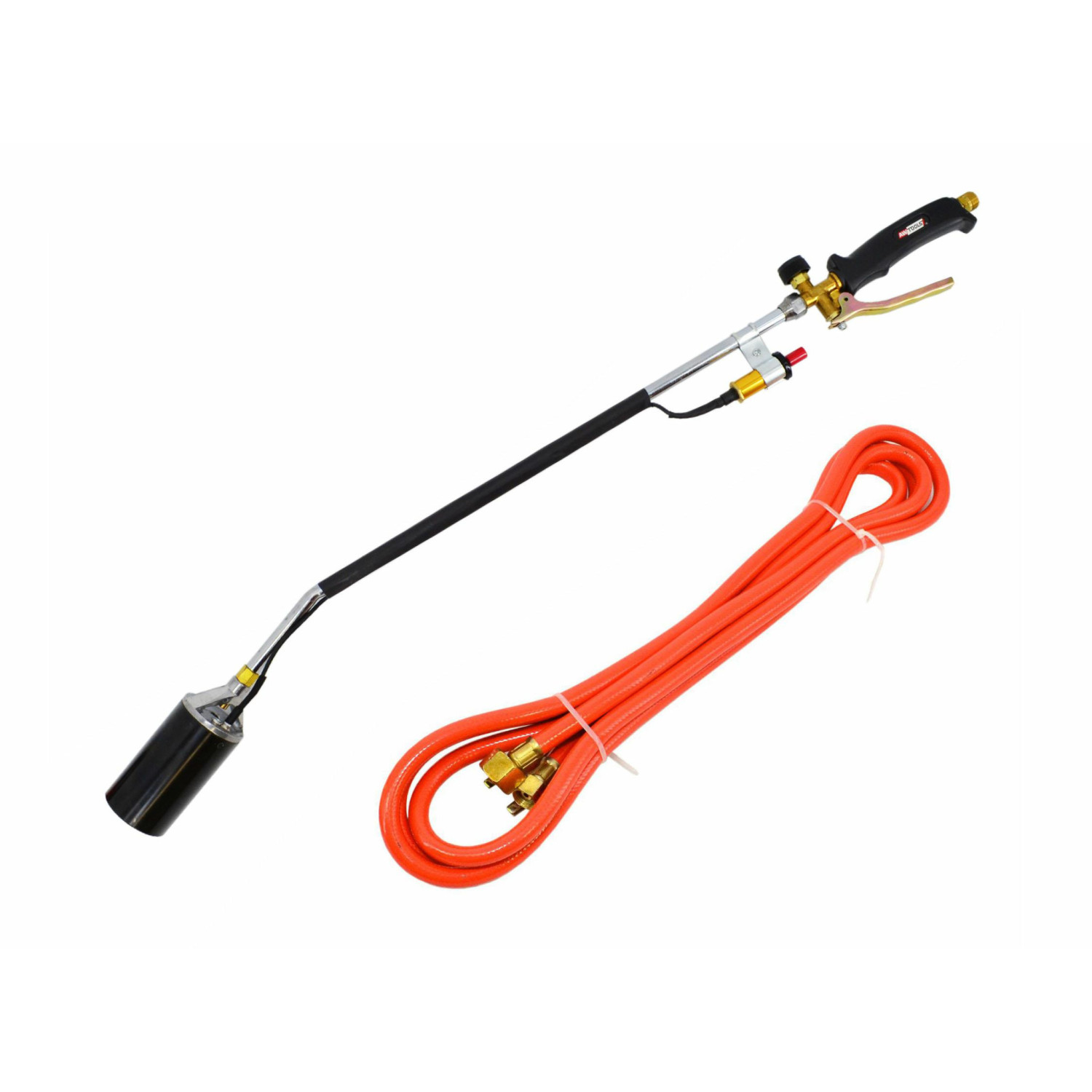 LONG-ARM GAS TORCH BURNER 60mm w/ PIEZO IGNITION