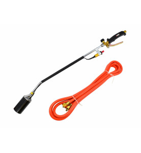 LONG-ARM GAS TORCH BURNER 60mm w/ PIEZO IGNITION