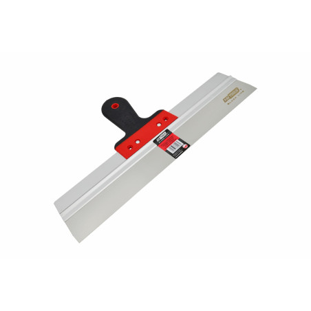 STAINLESS STEEL FACADE TAPING KNIFE 60x475mm/ TPR HANDLE/ BLACK LINE