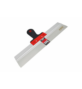 STAINLESS STEEL FACADE TAPING KNIFE 60x475mm/ TPR HANDLE/ BLACK LINE