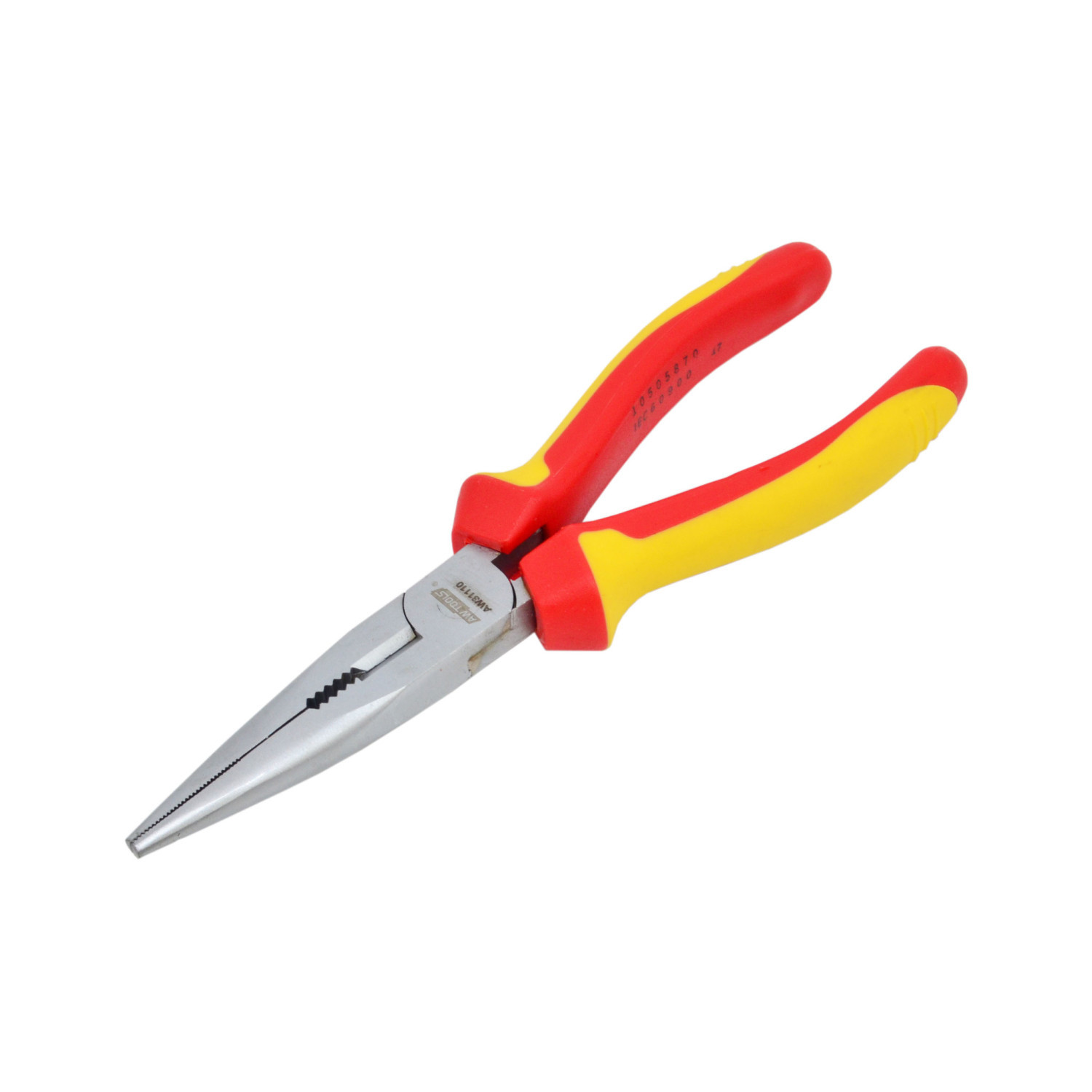 VDE-INSULATED LONG NOSE PLIERS 180mm