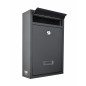 ANTHRACITE METAL MAILBOX 32/ 215x320x85mm
