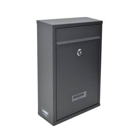 ANTHRACITE METAL MAILBOX 32/ 215x320x85mm