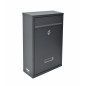 ANTHRACITE METAL MAILBOX 32/ 215x320x85mm