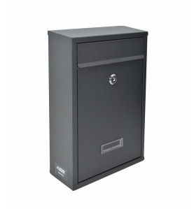ANTHRACITE METAL MAILBOX 32/ 215x320x85mm