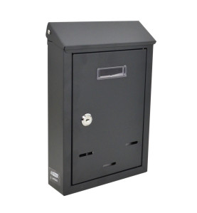 WALL-MOUNT SLANTED METAL MAILBOX 02 / 300x200x65mm