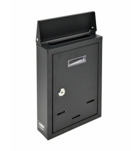 WALL-MOUNT SLANTED METAL MAILBOX 02 / 300x200x65mm