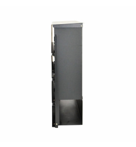 BLACK METAL MODERN MAILBOX 43/ 370x370x105mm