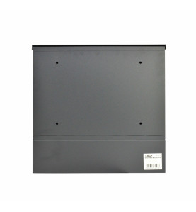BLACK METAL MODERN MAILBOX 43/ 370x370x105mm