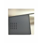 ANTHRACITE/ SILVER METAL MODERN MAILBOX 51/ 370x370x105mm