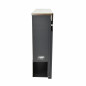 ANTHRACITE/ SILVER METAL MODERN MAILBOX 53/ 370x370x105mm