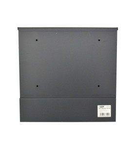 ANTHRACITE/ SILVER METAL MODERN MAILBOX 53/ 370x370x105mm