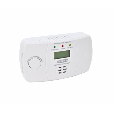 CARBON MONOXIDE DETECTOR 2xAA 1,5V