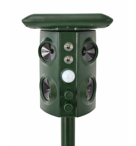 ULTRASONIC SOLAR ANIMAL REPELLER